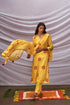 Bandhani Kurta Set With Tassel Embroidery